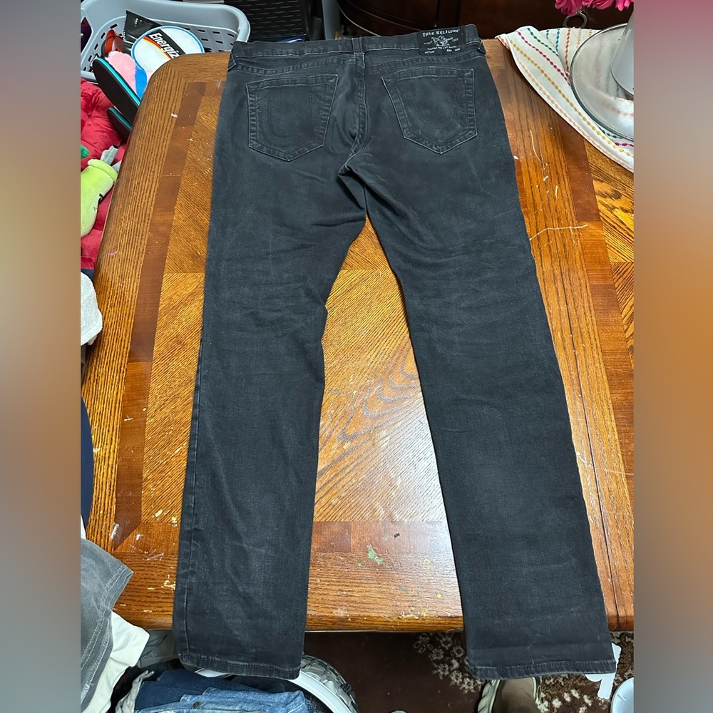 True Religion Rocco Relaxed Skinny Size 36W (Measurements on Photos)